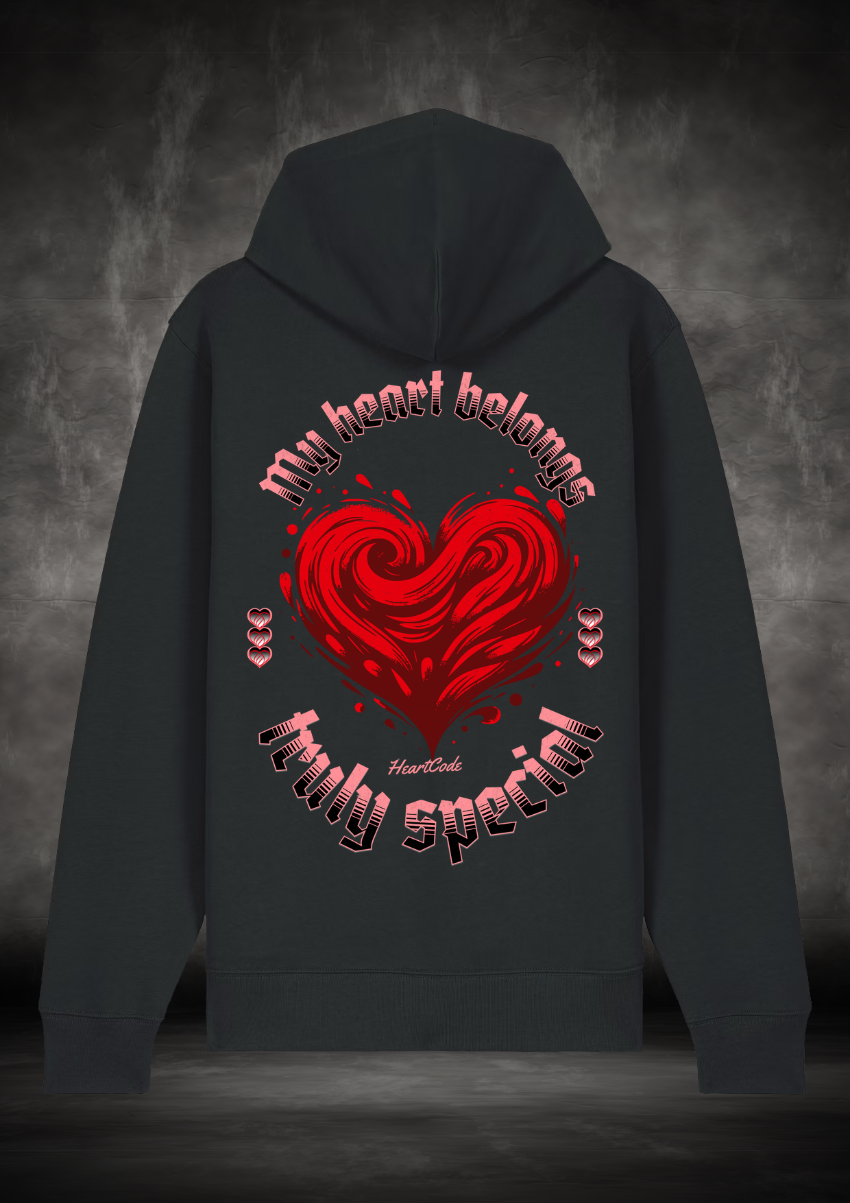 Zip Hoodie - My heart belongs truly special