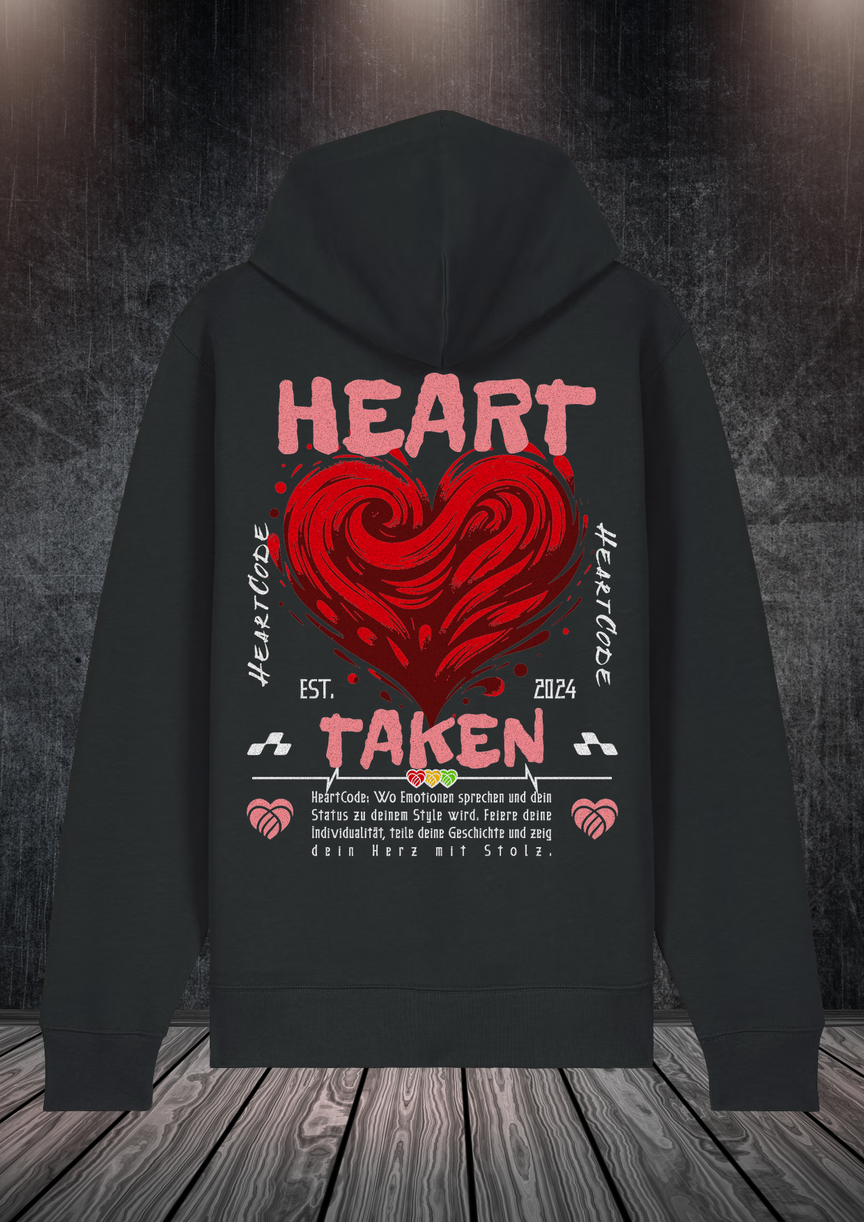 Zip Hoodie - Heart Taken