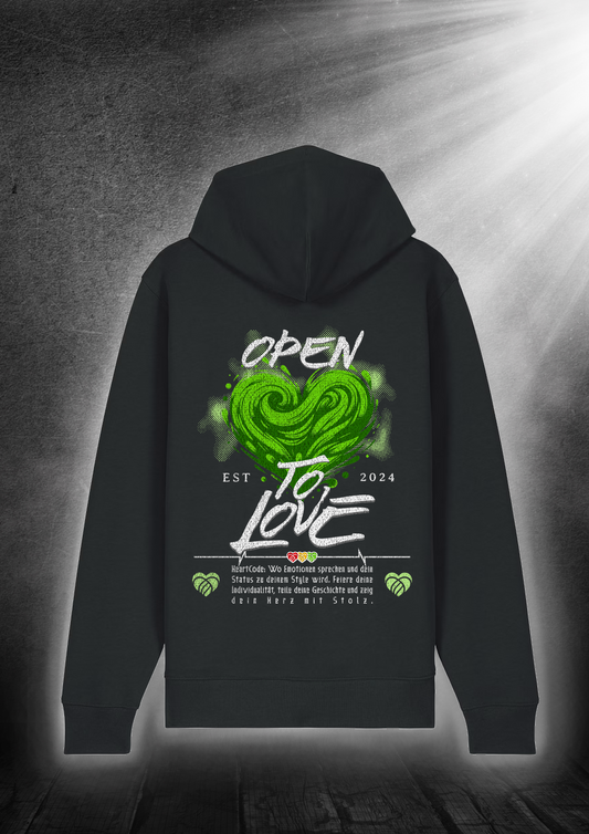 Zip Hoodie - OPEN TO LOVE